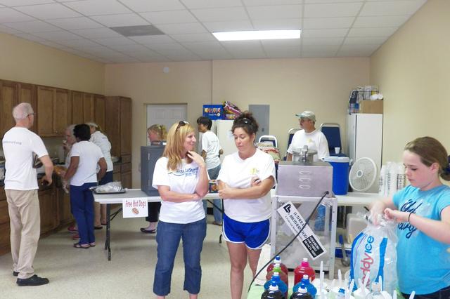 Free Hotdogs and Drinks inside