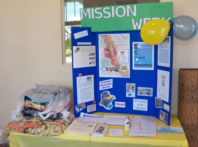 A visual of the ministries Hope will be serving