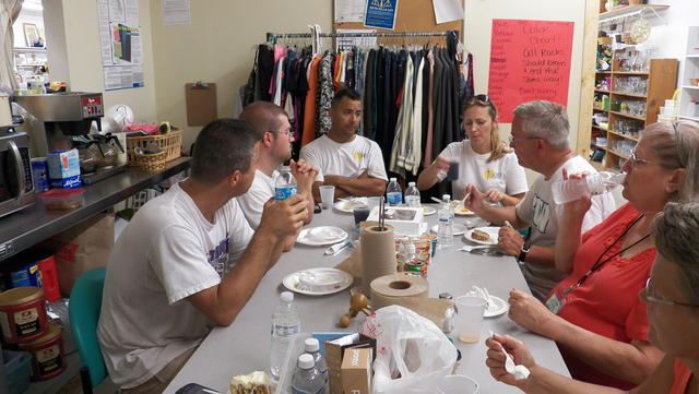 A delicious lunch afterwards at the center