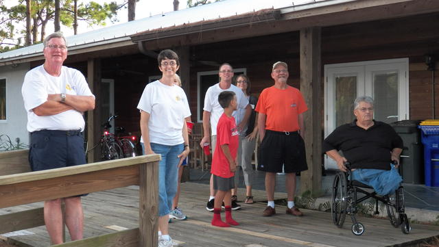 Viewing the rocket launch