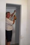 Installing pantry shelves
