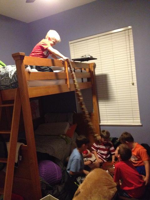 Even the children had fun