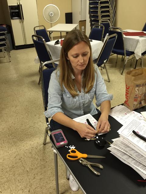 Preparing on Friday.