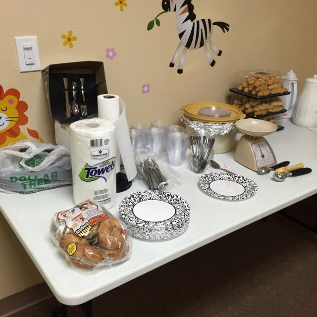 The lunch work station 